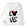 PRINTFASHION Love Minnie - Sportzsák, Tornazsák - Fehér