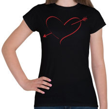 PRINTFASHION Love - Női póló - Fekete női póló