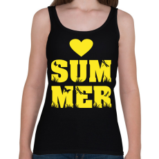 PRINTFASHION Love summer - Női atléta - Fekete