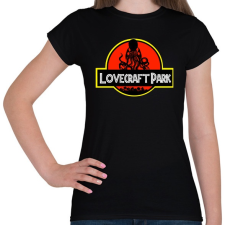 PRINTFASHION Lovecraft Park - Női póló - Fekete női póló