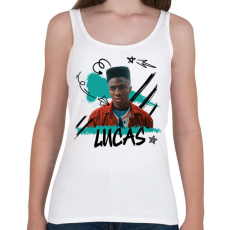 PRINTFASHION Lucas - Stranger Things - Női atléta - Fehér