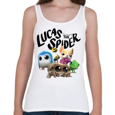 PRINTFASHION Lucas the spider - Női atléta - Fehér női trikó