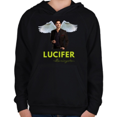PRINTFASHION lucifer colored - Gyerek kapucnis pulóver - Fekete