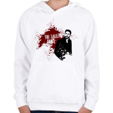 PRINTFASHION Lucifer - Gyerek kapucnis pulóver - Fehér gyerek pulóver, kardigán