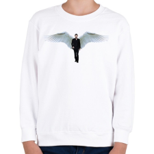 PRINTFASHION Lucifer - Gyerek pulóver - Fehér gyerek pulóver, kardigán