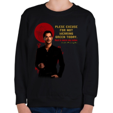 PRINTFASHION lucifer-quote4 - Gyerek pulóver - Fekete gyerek pulóver, kardigán