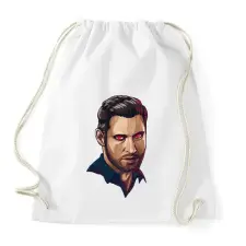 PRINTFASHION Lucifer - Sportzsák, Tornazsák - Fehér tornazsák