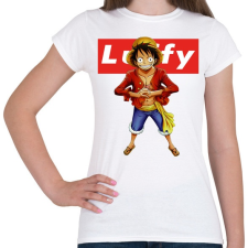 PRINTFASHION Luffy - Női póló - Fehér női póló