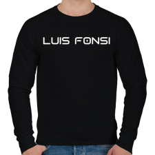 PRINTFASHION LUIS FONSI - Férfi pulóver - Fekete férfi pulóver, kardigán
