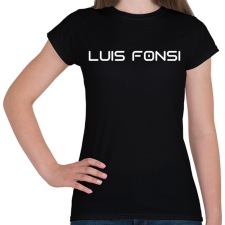 PRINTFASHION LUIS FONSI - Női póló - Fekete női póló