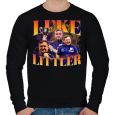 PRINTFASHION Luke Littler - Darts - Férfi pulóver - Fekete