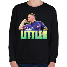 PRINTFASHION Luke Littler - Gyerek pulóver - Fekete gyerek pulóver, kardigán
