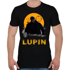 PRINTFASHION LUPIN - Férfi póló - Fekete
