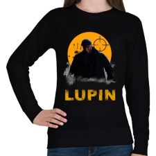 PRINTFASHION LUPIN - Női pulóver - Fekete női pulóver, kardigán