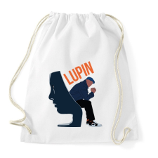 PRINTFASHION Lupin - Székben ülve - Sportzsák, Tornazsák - Fehér tornazsák
