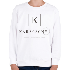 PRINTFASHION LUXURY CHRISTMAS WEAR - Gyerek pulóver - Fehér