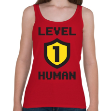 PRINTFASHION LVL 1 - Női atléta - Cseresznyepiros