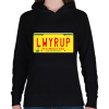 PRINTFASHION LWYRUP Breaking bad - Női kapucnis pulóver - Fekete