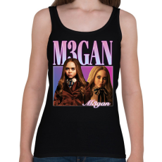 PRINTFASHION M3gan - Női atléta - Fekete