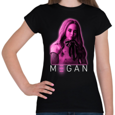 PRINTFASHION M3gan - pink - Női póló - Fekete