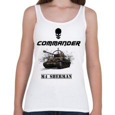 PRINTFASHION m4 sherman - Női atléta - Fehér