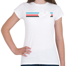 PRINTFASHION M Bike - Női póló - Fehér