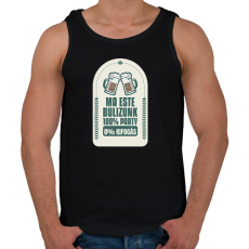 PRINTFASHION Ma este bulizunk - Férfi atléta - Fekete