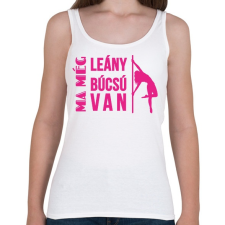 PRINTFASHION Ma még lánybúcsú van - Női atléta - Fehér női trikó