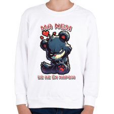 PRINTFASHION Ma Nem - Gyerek pulóver - Fehér gyerek pulóver, kardigán