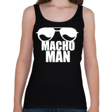 PRINTFASHION Macho Man 2 - Női atléta - Fekete