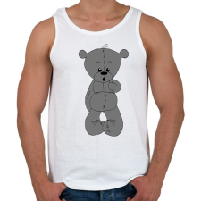 PRINTFASHION Maci - Férfi atléta - Fehér atléta, trikó