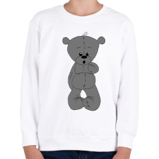 PRINTFASHION Maci - Gyerek pulóver - Fehér