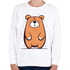 PRINTFASHION Maci - Gyerek pulóver - Fehér