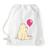 PRINTFASHION Maci lufival - Sportzsák, Tornazsák - Fehér
