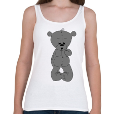 PRINTFASHION Maci - Női atléta - Fehér női trikó