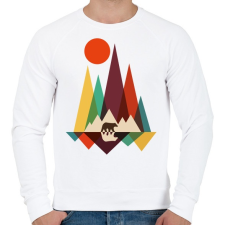 PRINTFASHION macika - Férfi pulóver - Fehér férfi pulóver, kardigán