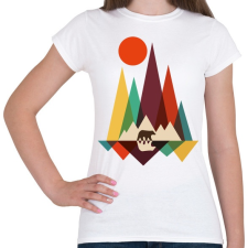 PRINTFASHION macika - Női póló - Fehér női póló