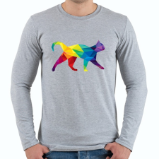 PRINTFASHION Macsek - Férfi hosszú ujjú póló - Sport szürke férfi póló