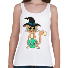 PRINTFASHION Macsek - Női atléta - Fehér női trikó