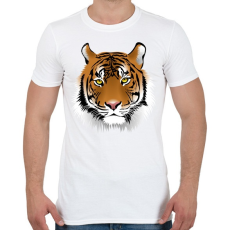 PRINTFASHION Macska - Férfi póló - Fehér