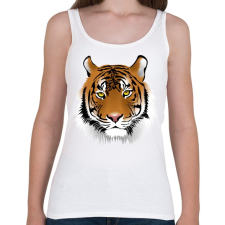 PRINTFASHION Macska - Női atléta - Fehér női trikó