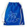 PRINTFASHION Macska - Sportzsák, Tornazsák - Bright royal