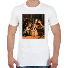 PRINTFASHION Macskás festmény - Férfi póló - Fehér férfi póló