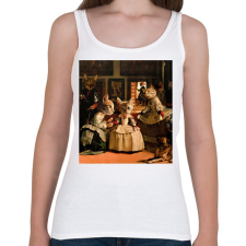 PRINTFASHION Macskás festmény - Női atléta - Fehér női trikó