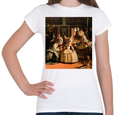 PRINTFASHION Macskás festmény - Női póló - Fehér női póló