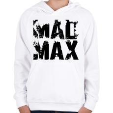 PRINTFASHION Mad Max fekete - Gyerek kapucnis pulóver - Fehér