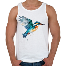 PRINTFASHION madár - Férfi atléta - Fehér atléta, trikó