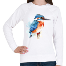 PRINTFASHION madár - Női pulóver - Fehér