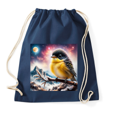PRINTFASHION Madár - Sportzsák, Tornazsák - Sötétkék tornazsák