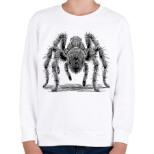 PRINTFASHION Madárpók / Tarantula / Pók rajz - Gyerek pulóver - Fehér gyerek pulóver, kardigán